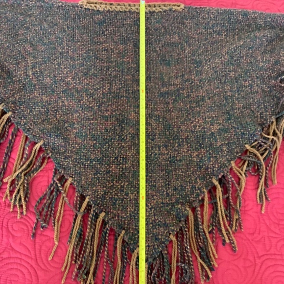 NWOT One-of-a-kind handmade woven poncho from Argentina - Picture 5 of 5